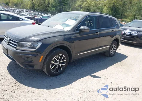 2021 Volkswagen Tiguan 2.0T Se/2.0T Se R-Line Black/2.0T Sel из США, поврежденный, VIN 3VV2B7AX7MM021391